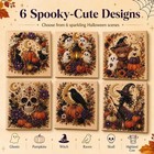 Halloween Diy Ghost Pearl Art Kit Spooky Cute 3d Diamond Painting Crafts Gifts
