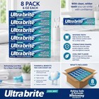 Ultra Brite Advanced Whitening Toothpaste Clean Mint 6 Oz  pack Of 8 