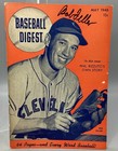 Bob Feller Autographed Magazine - Baseball Digest - Jsa Certified
