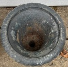 Vintage Urn Pot Planter Cast Iron Garden 10  Architectural Salvage Lot Of 2 Read