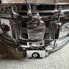 Vintage 60   s-70   s Rogers 5-line Dyna-sonic 14  X 5    Chrome Cob 10 Lug Snare Drum