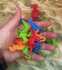 Lot Of 25 Miniature Dinosaur Figure Toys - Great For Play   Party Favors  944