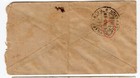 Chile 1901 Taxed Cover Valparaiso Multada 4c Scarce Postmark U8 On Back