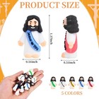 100 Pieces Little Jesus Figures Mini Little Figurines Multicolor Christ Teaching