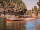 Wisconsin Dells Souvenir Booklet Wis Boat Rides Stand Rock 1950 s Vintage 