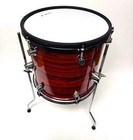Lemon Red Flame Shell Pack Bass Tom Snare Drum For Roland Or Strike Kit