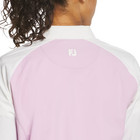 New Ladies Footjoy Womens Full Zip Temposeries Golf Jacket  Orchid white  Small