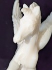 Greek Alabaster Statue Pegasus Mythological Winged Horse