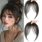 Bangs Hair Clip In Bangs Fringe W  Temples Hairpieces Women Hair Bangs Extension