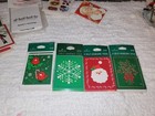 Vintage Christmas Gift Tags And Seals Lot 2 Bundle Fun Retro Holiday Nostalgia