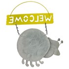 Lady Bug 11  Indoor outdoor Metal Hanging  welcome  Sign