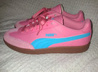 Puma Womens Club Ii Era Low Pink   Aqua Sneaker Shoe Size 7 5 New