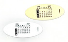 Date Watch Band Calendar  Oval Shaped - Year 2027  full Set   Item   20201-2027
