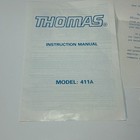 Thomas Model 411a Instruction Manual For Collector s Edison Radio