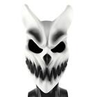 Halloween Demon Latex Mask Slaughter To Prevail Devil Darkness Demolisher White