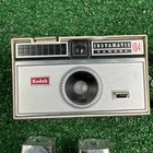 Vintage Kodak Instamatic 104 Film Camera With 2 Sylvania Flash Cubes