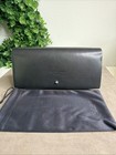 Rag   Bone Black Leather Sunglasses Case Euc