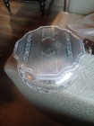 Antique Birks Sterling Silver   Cut Crystal Powder Jar 4 75x4 75x2 5
