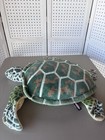 Large Sea Turtle 30  Melissa   Doug Plush Jumbo Stuffed Animal Soft Green Pillow