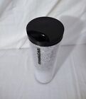 Starbucks 2019 Holiday Silver Glitter Snow On Bottom Tumbler 16oz New