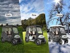 Golf Cart Enclosure For Club Car Precedent 2 Passenger 600d Black Driving Cover
