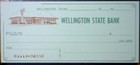 Texas X3 Pcs First National   Wellington Bank Tx Checks   3 Check Lot  Free Ship
