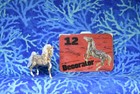 New Breyer Gold Filigree 75th Advent Sherman Morgan Mini Whinnie Chase   Card