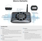2 Pack  Wuloo Wireless Intercom System 4 Pack Full Duplex 5280ft Range