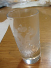 One Antique Royalty Imperial Russia Coat Arms Cypher Romanov Crest Shot Glass