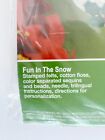 Bucilla Embellished Felt Stocking Kit Fun In The Snow Snowmen Christmas New