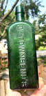 Nice Forest Green Townsend s Sarsaparilla Bottle Aubern  Ny 1880 s Era Dug L  k