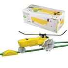 Cast Iron Traveling Water Sprinkler For Lawn   Garden - 13 500 Sq Ft  Auto Shut