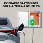 Wall Charger Station Box Ev Charger Holder Protective Charging Cable Organizer