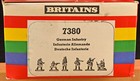 Britains Deetail Wwii German Infantry  2 - 48 Figures -   7380 Mint Counter Pack