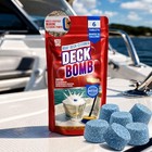 Boat Non-skid Deck Cleaner   Wash   Convenient Tablets   Lift Dirt   Stains  