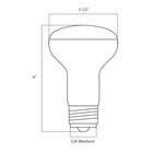 Popcorn Machine Replacement Light Bulb Shatter Proof Coated 50 Watt R20 Lamp