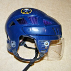 Game Used Buffalo Sabres Hockey Helmet Reebok large-ex Large nice Shape player  