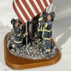 Vanmark Red Hats Of Courage Image Of Hope 9 11 Firefighter Flag Statue    8 2204