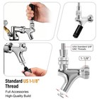 Beer Faucet Beer Tap For Kegs Kegerator Draft Beer Tower    Standard Keg Beer   