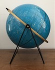 Rare 1950scram   s Mid Century Modern 12    Celestial Globe Paul Mccobb Denoyer Era