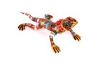 Oaxacan Wood Carving David Blas Chameleon Lizard Oaxaca Mexico Folk Art Alebrije
