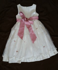 Cinderella Flower Girl Layered Dress Spring Party Formal Easter Wedding Sz 4 4t