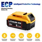 2pack Lithium Ion Battery For Dewalt 20v 20 Volt Max 8 0ah Dcb206 Dcb205 Dcb200