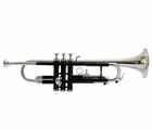 Trumpet Bb Black nickel Plated Lightweight Brass Made With Case And Mouthpiece