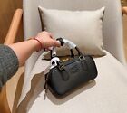Miumiu Black Retro Bowling Boston Bag Handbag Size 20x11x8cm With Gift Box