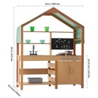 Mud Kitchen For Kids Wooden Toy Play Set Accessories Pretend Stoves Sink Faucet