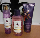 New Bath   Body Works Wild Blackberry Jam 5pc Set With Pocketbac Holder