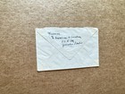Palestine 1947 Petite Cover To Usa  tri-color Frank  65c Airmail Rate 4 5x3 Inch