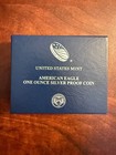 2015-w Proof American Silver Eagle One Ounce Coin Original Us Mint Box coa