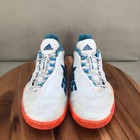 Adidas Barricade Mens Tennis Shoes White Blue Orange Gw2963 Size 11 5 Lace Up